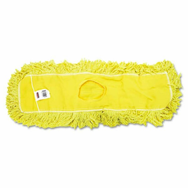 Pinpoint Trapper Commercial Dust Mop Looped-end Launderable 5 x 24 Yellow PI2773151